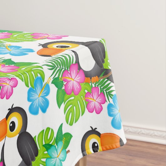 Sommer Tropischer Touch und Blumenmuster Tischdecke (Beispiel)
