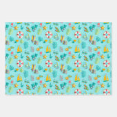 Sommer tropischer Urlaub Schnorcheln Korallenriff Geschenkpapier Set (Vorderseite 3)