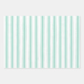 Sommer tropisches Flamingo pastellblaues Set 3 Geschenkpapier Set (Vorderseite 3)