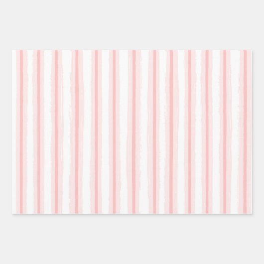 Sommer tropisches Flamingo pastellrosa Set 3 Geschenkpapier Set (Vorderseite 2)