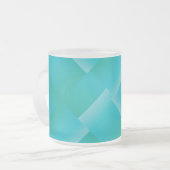 Sommer Türkis Gradient Mattglastasse (Vorderseite Links)