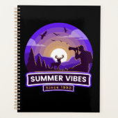 Sommer-Typografie-Illustration Kunstwerk Planer (Vorderseite)