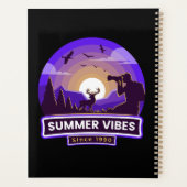 Sommer-Typografie-Illustration Kunstwerk Planer (Rückseite)