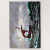 Sommer über die grönländische Küste 1000 Puzzle (Vertikal)