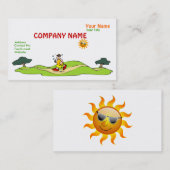 Sommer-Übungs-Geschäfts-Karte Visitenkarte (Vorne/Hinten)