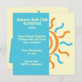 Sommer- und Frühjahrsbucherprogramm und Einladung (Vorne/Hinten)