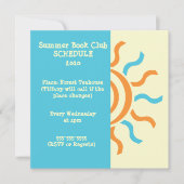 Sommer- und Frühjahrsbucherprogramm und Einladung (Vorderseite)