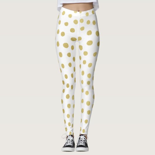 Sommer und Gold Leggings (Vorderseite)