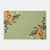 Sommer- und Herbstblumen Fußmatte (Vorderseite)