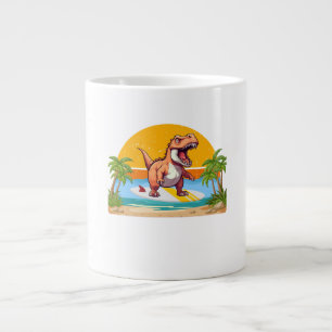Sommer und Surfen Jumbo-Tasse