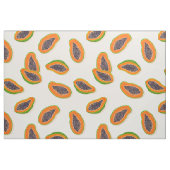 Sommer- und tropische Papaya-Fruchtmuster Stoff (Fat Quarter (45,7 x 55,9 cm))