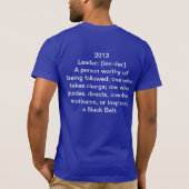 Sommer-Uniform der Männer 2013 T-Shirt (Rückseite)