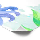 Sommer unter dem Meer Baby Duschbücher und Geschen Poster (Ecke)