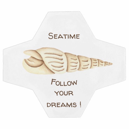 Sommer Verfolgen Sie Ihre Träume Muschel Romantisc Fußball (Flach)