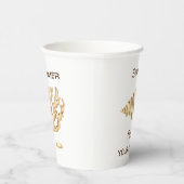 Sommer Verfolgen Sie Ihre Träume Muschel Romantisc Pappbecher (Rechts)