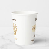 Sommer Verfolgen Sie Ihre Träume Muschel Romantisc Pappbecher (Rechts)