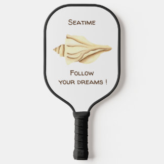 Sommer Verfolgen Sie Ihre Träume Muschel Romantisc Pickleball Schläger