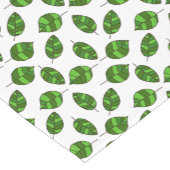 Sommer verlässt grünes Blatt-Muster auf jeder Kurzer Tischläufer (Ecke)