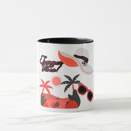 Sommer-Vibe-Kaffeetasse Tasse (Zentrum)