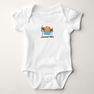 Sommer-Vibes Baby Strampler
