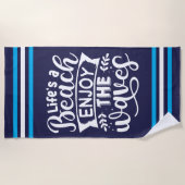 Sommer Vibes Boho Retro Sommer Genießen Sie die We Strandtuch (Vorderseite)