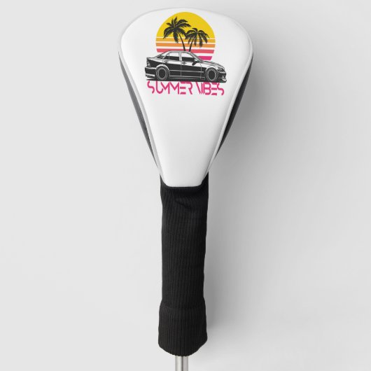 Sommer-Vibes Golf Headcover (Vorderseite)