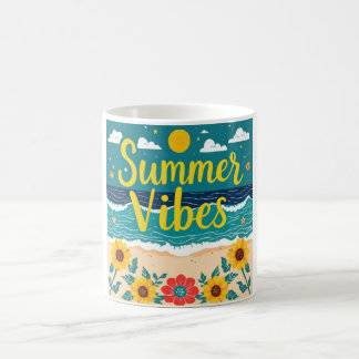 Sommer-Vibes-Ozean-Tasse Kaffeetasse