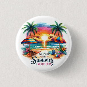 Sommer-Vibes-Pinselschlag-Strand-Sonnenuntergang-3 Button