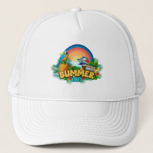 Sommer-Vibes-Strand Truckerkappe