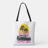 Sommer Vibes Tasche (Rückseite)