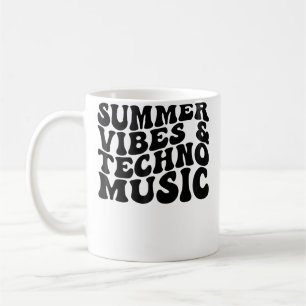 Sommer-Vibes-Techno-Musik-Edm-Rave-Strand Kaffeetasse