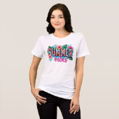 Sommer Vibes Tri-Blend Shirt (Vorderseite voll)
