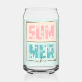 SOMMER Vibes Tropical Beach Life Dosenglas (Rückseite)