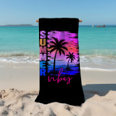 Sommer-Vibes Tropisch  Strandtuch