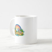Sommer-Vibes-Urlaub Kaffeetasse (Vorderseite Links)