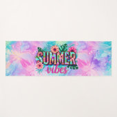 Sommer Vibes Yogamatte (Vorderseite (Horizontal))