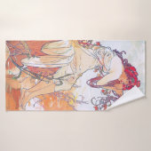 Sommer (vier Jahreszeiten), Alphonse Mucha Badehandtuch (Badehandtuch)