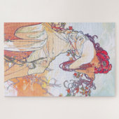 Sommer (vier Jahreszeiten), Alphonse Mucha Puzzle (Horizontal)