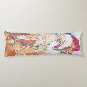 Sommer (vier Jahreszeiten), Alphonse Mucha Seitenschläferkissen (Rückseite)