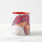 Sommer (vier Jahreszeiten), Alphonse Mucha Tasse (Zentrum)