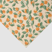 Sommer Vintag Orangen Boho Naturfrucht Seidenpapier (Ausschnitt)