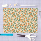 Sommer Vintag Orangen Boho Naturfrucht Seidenpapier (Handwerk)