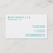 Sommer. Visitenkarte (Rückseite)