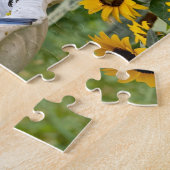 Sommer-Vogelbad-Garten Puzzle (Seite)