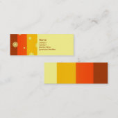 Sommer von 74 mini visitenkarte (Vorne/Hinten)