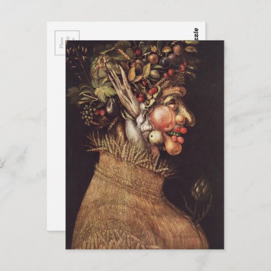 Sommer von Giuseppe Arcimboldo Postkarte (Vorne/Hinten)