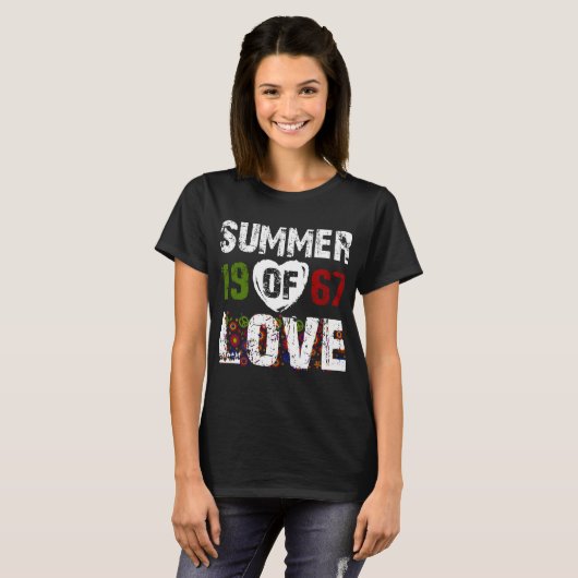 Sommer von Liebe 1967 T-Shirt (Vorne ganz)