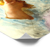 Sommer von William Bouguereau Poster (Ecke)