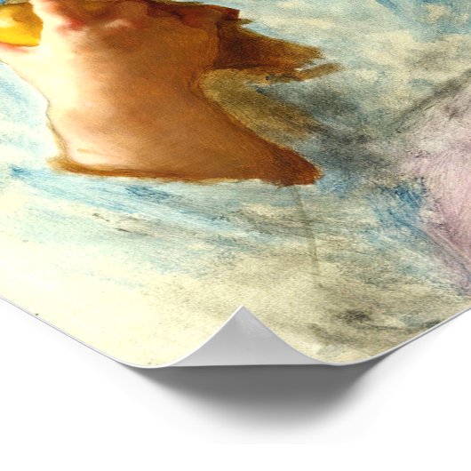 Sommer von William Bouguereau Poster (Ecke)