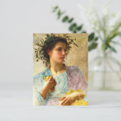 Sommer von William Bouguereau Postkarte (Stehend Vorderseite)